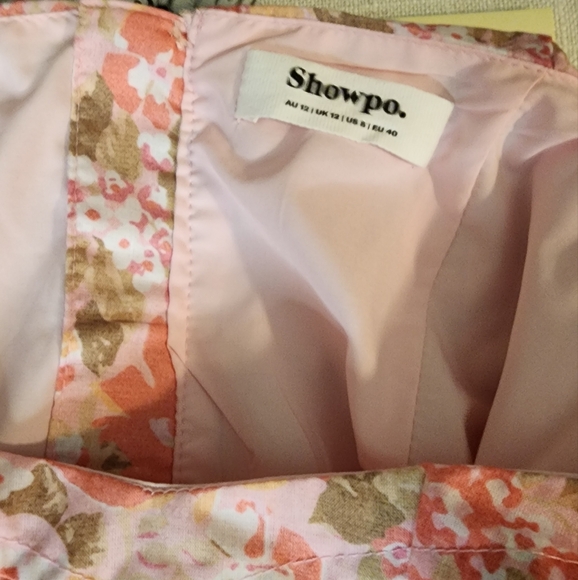 Showpo Phorchia Mini Floral Puff Sleeve Corset Dress - Picture 8 of 9